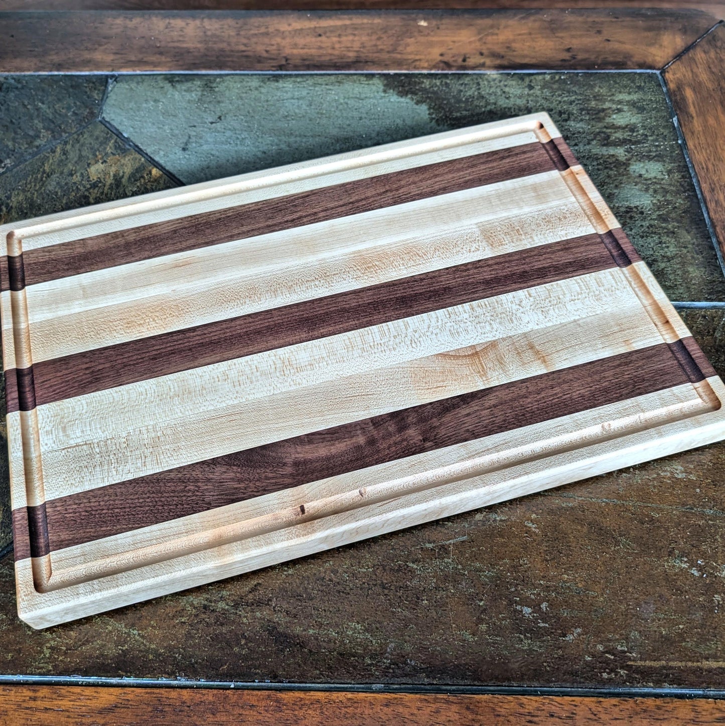 Maple and Walnut Cutting Board