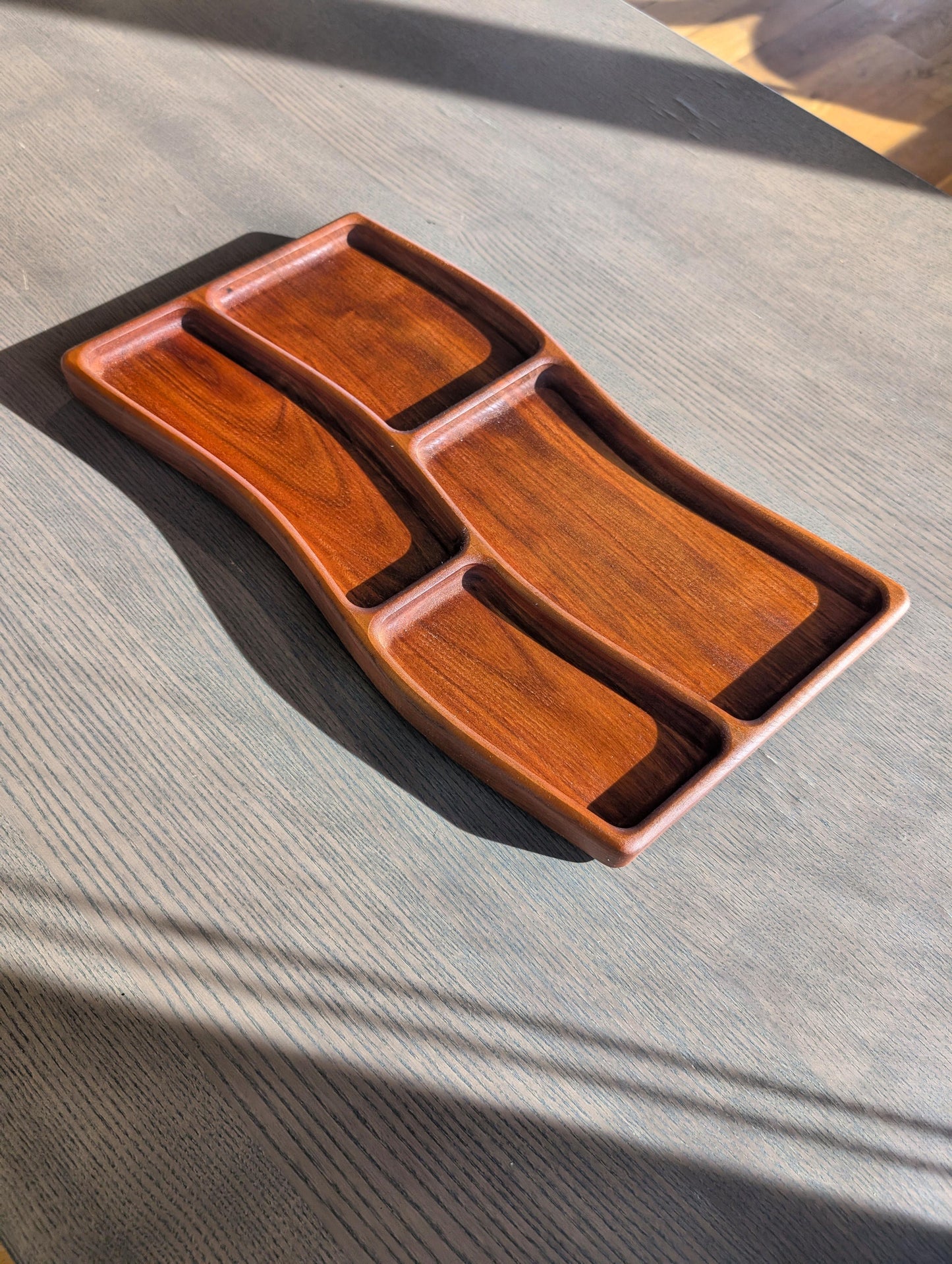 Wavy Four Panel Charcuterie Tray