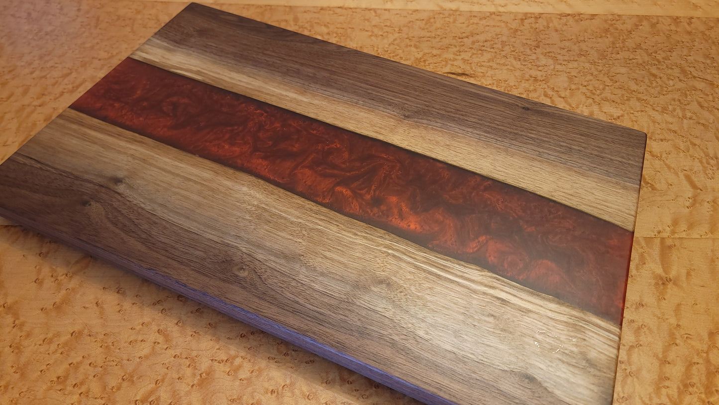 Walnut Epoxy River Charcuterie Large