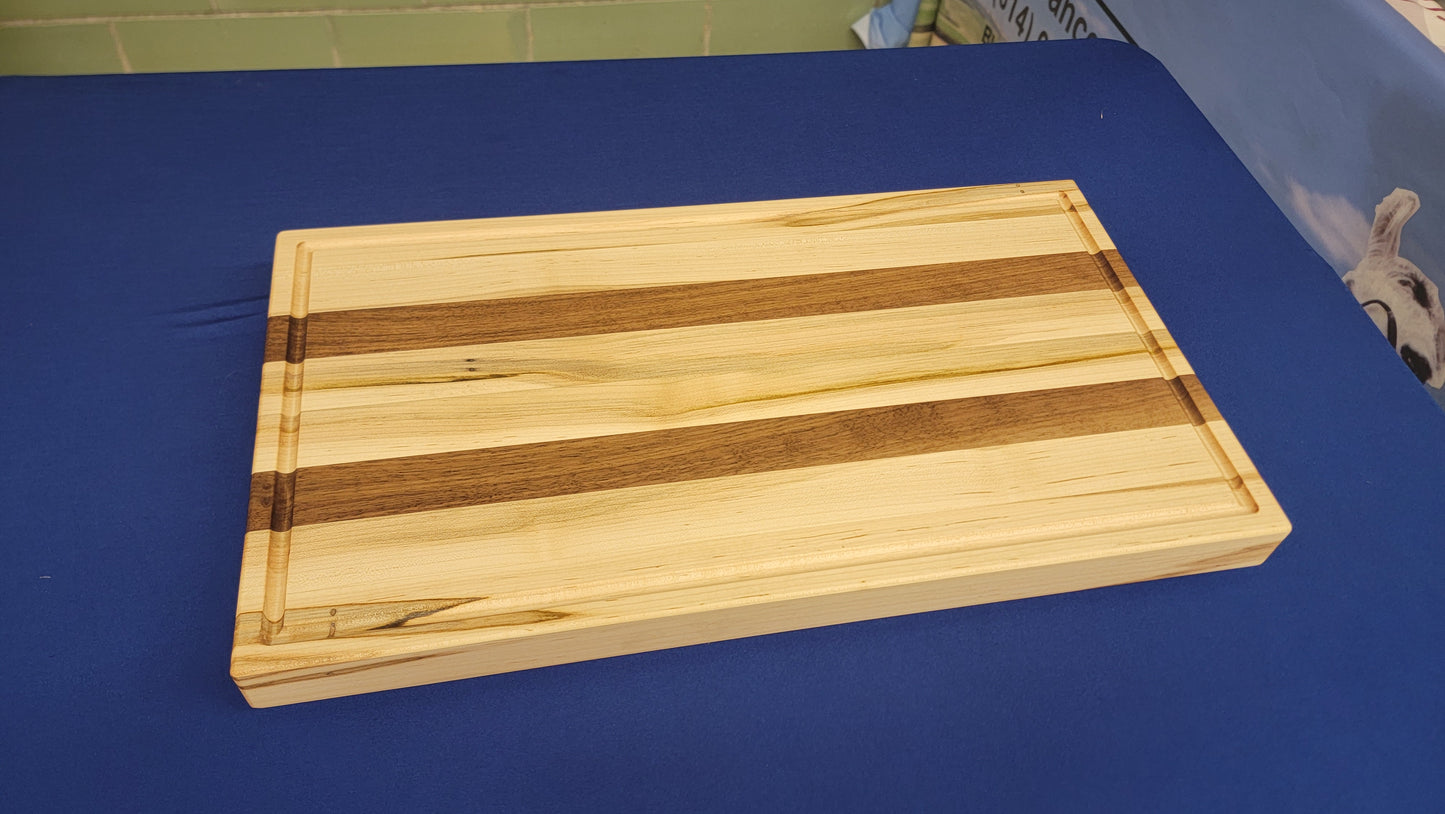 Ambrosia Maple Walnut cutting board large