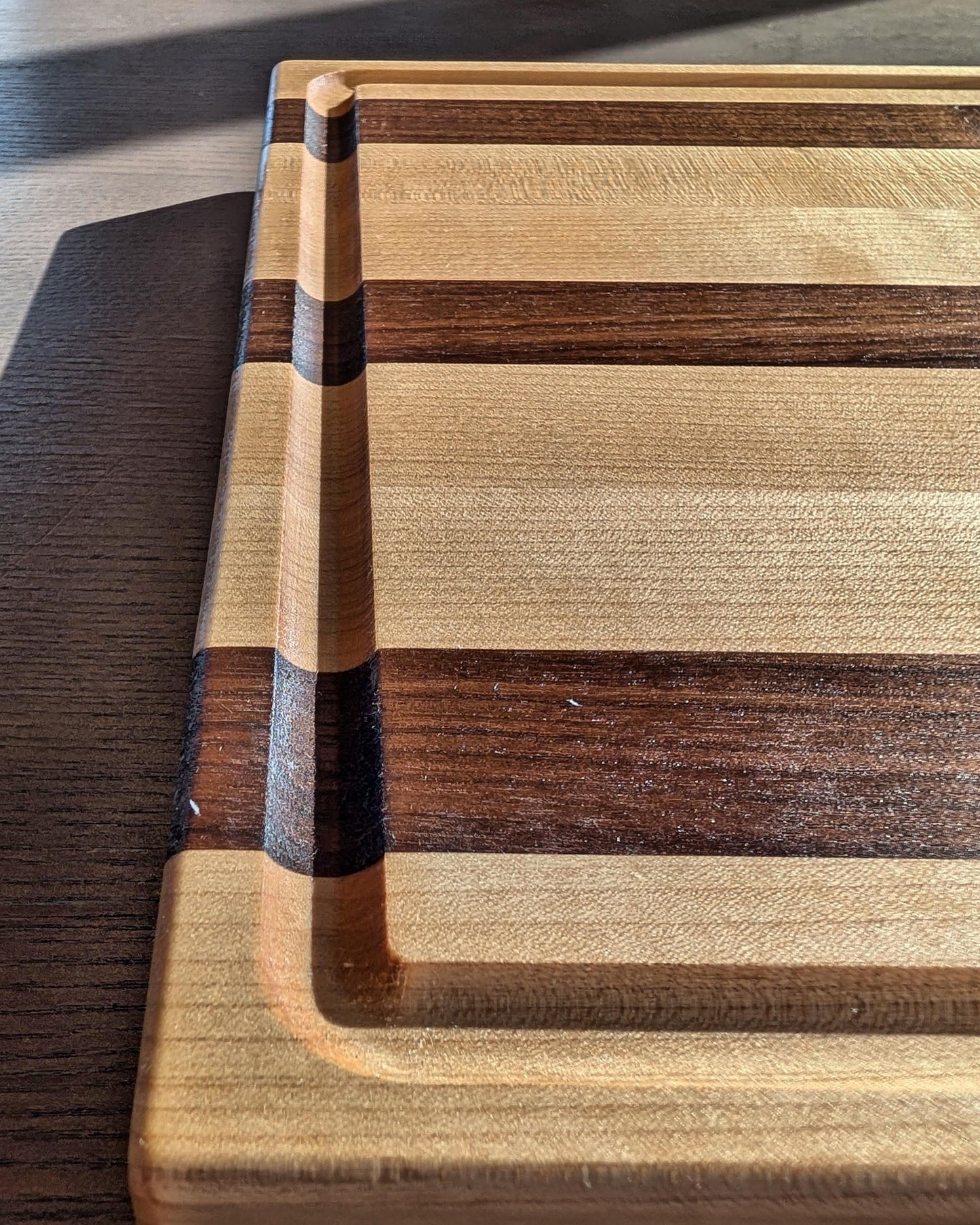 Maple and Walnut Cutting Board