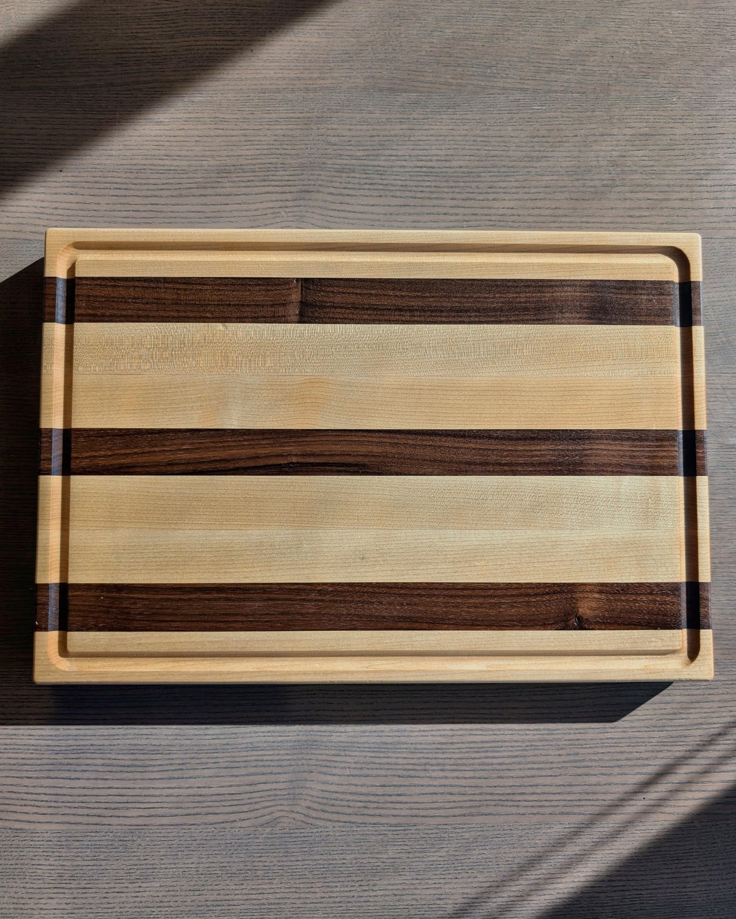 Maple and Walnut Cutting Board