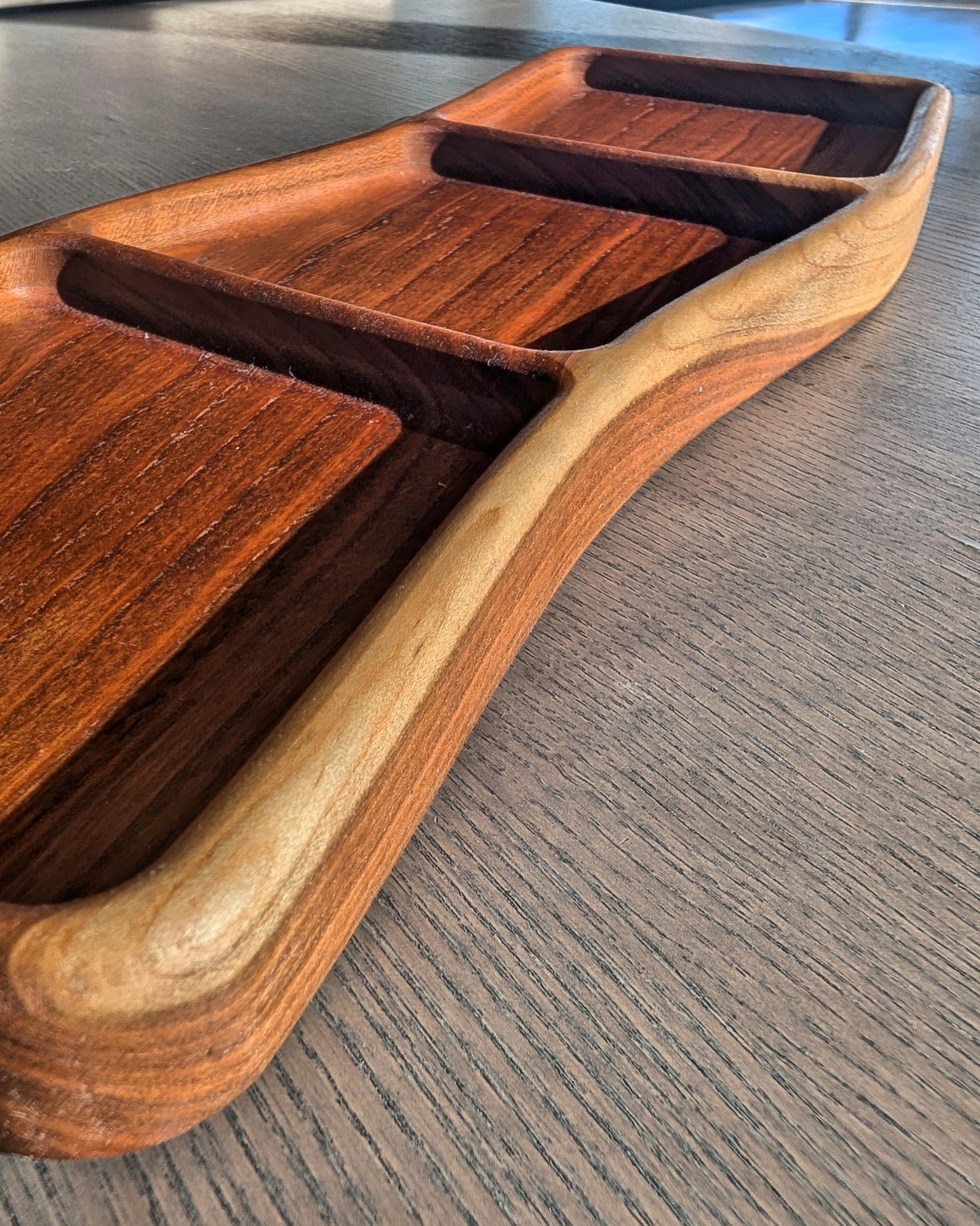 Wavy Three Panel Charcuterie Tray